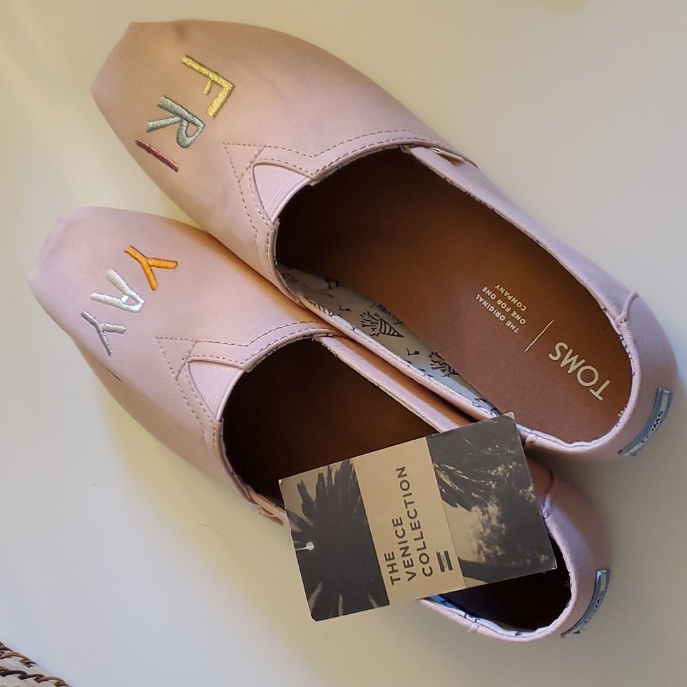 TOMS Embroidered Slip-ons